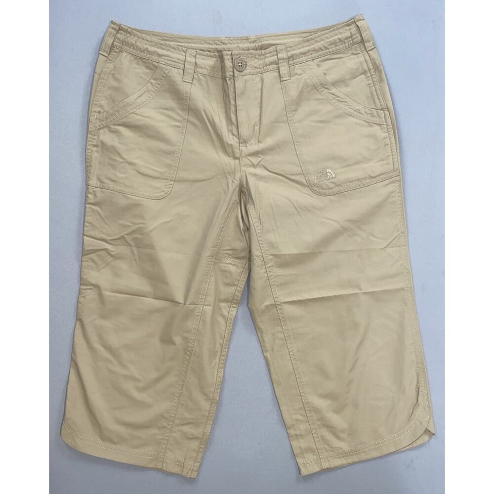 The North CFU0 Women's Horizon II Nylon Capri Hiking Pants. Beige, Size 8. NWT!